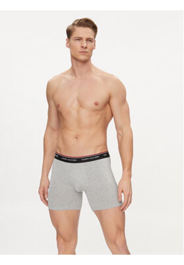 TOMMY HILFIGER - Tommy Hilfiger Komplet 3 par bokserek UM0UM00010 Kolorowy. Materiał: bawełna. Wzór: kolorowy