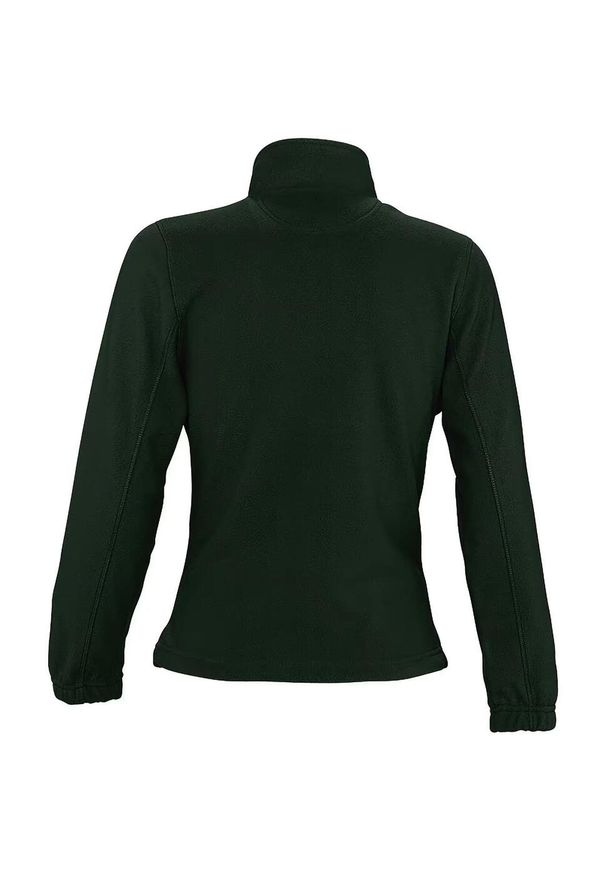 SOL'S - Damska Bluza Polarowa North Fleece Jacket. Kolor: zielony. Materiał: polar. Sezon: zima