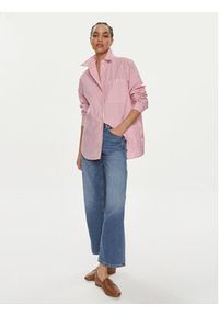 Marc O'Polo Koszula 400 0992 42557 Różowy Boyfriend Fit. Typ kołnierza: polo. Kolor: różowy. Materiał: bawełna #4