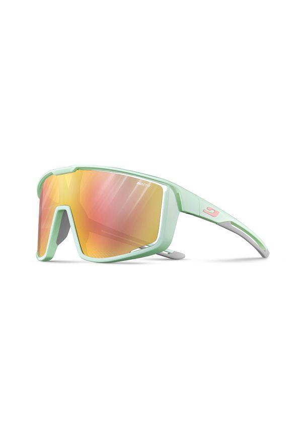 Okulary rowerowe JULBO FURY fotochrom miętowy Reactiv light amplifier kat.1-3. Kolor: różowy. Sport: turystyka piesza
