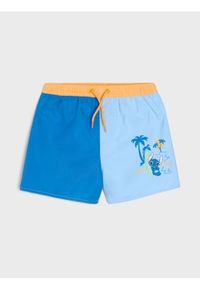 Sinsay - Szorty kąpielowe Stitch - pomarańczowy. Kolor: pomarańczowy