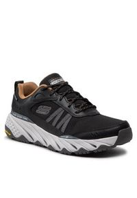 skechers - Skechers Półbuty Oxen 237256/BLK Czarny. Kolor: czarny. Materiał: materiał. Sport: turystyka piesza