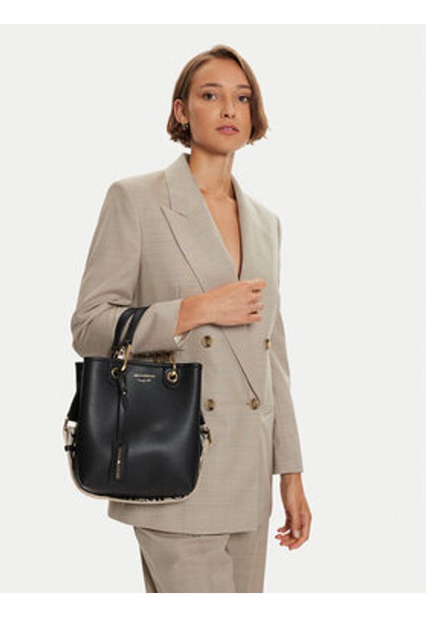 Emporio Armani Torebka EW000362 AF12103 MC032 Czarny. Kolor: czarny. Materiał: skóra