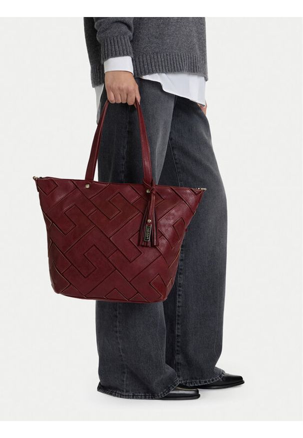 Lasocki Torebka C-MLP-E-025-05 Bordowy. Kolor: czerwony