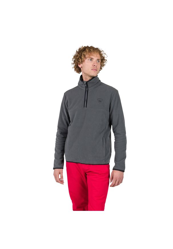 Bluza męska Rossignol Strawpile Fleece Hz. Kolor: szary. Sezon: zima. Sport: narciarstwo