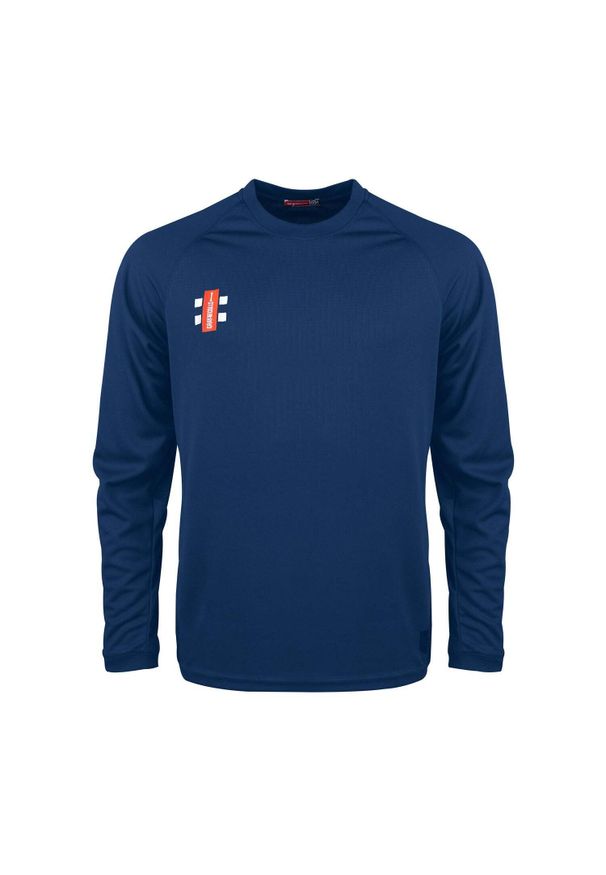 GRAY-NICOLLS - Dziecięcy dżersej z długim rękawem Gray-Nicolls Matrix V2. Kolor: niebieski. Materiał: jersey. Długość rękawa: długi rękaw. Długość: długie