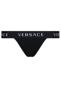 VERSACE - Versace Stringi Donna AUD04070 Czarny. Kolor: czarny. Materiał: bawełna #2