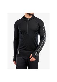 MONS ROYALE - Bluza termoaktywna męska Mons Royale Temple Tech Hood. Kolor: czarny #1