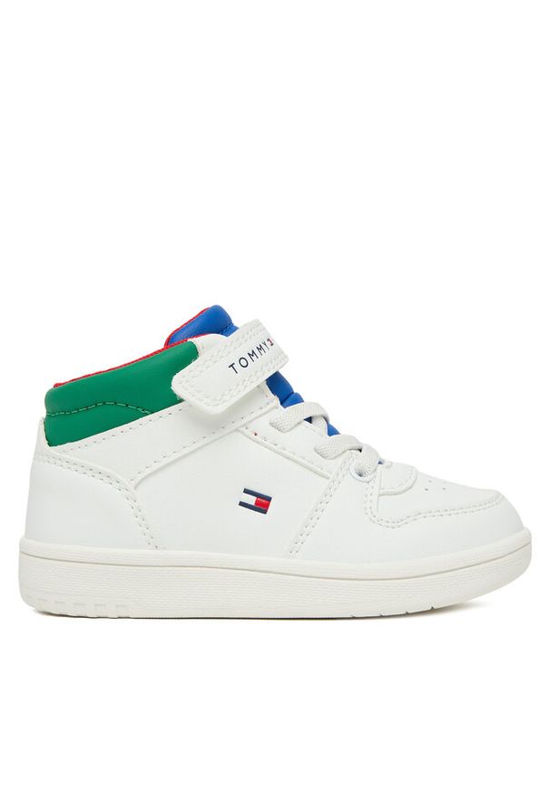 TOMMY HILFIGER - Sneakersy Tommy Hilfiger. Kolor: biały