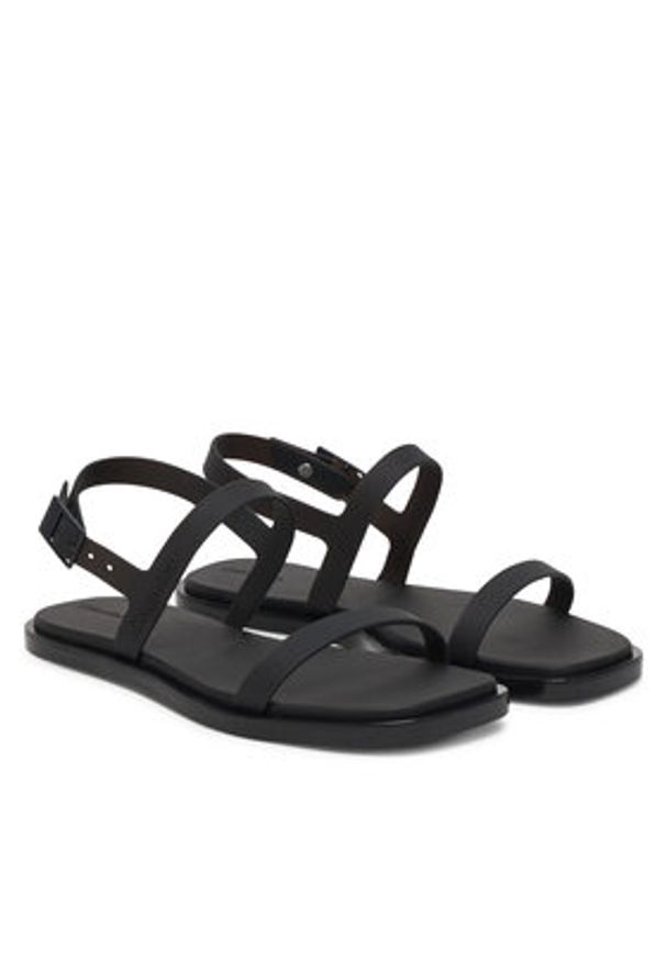 Calvin Klein Sandały Jelly Sandal Sling Mat Tran Tpu HW0HW02969 Czarny. Kolor: czarny. Materiał: syntetyk