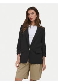 only - ONLY Marynarka Lita 15370275 Czarny Regular Fit. Kolor: czarny. Materiał: wiskoza #1