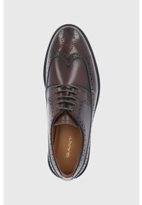 GANT - Gant - Półbuty skórzane Flairville. Nosek buta: okrągły. Zapięcie: sznurówki. Kolor: brązowy. Materiał: skóra #3