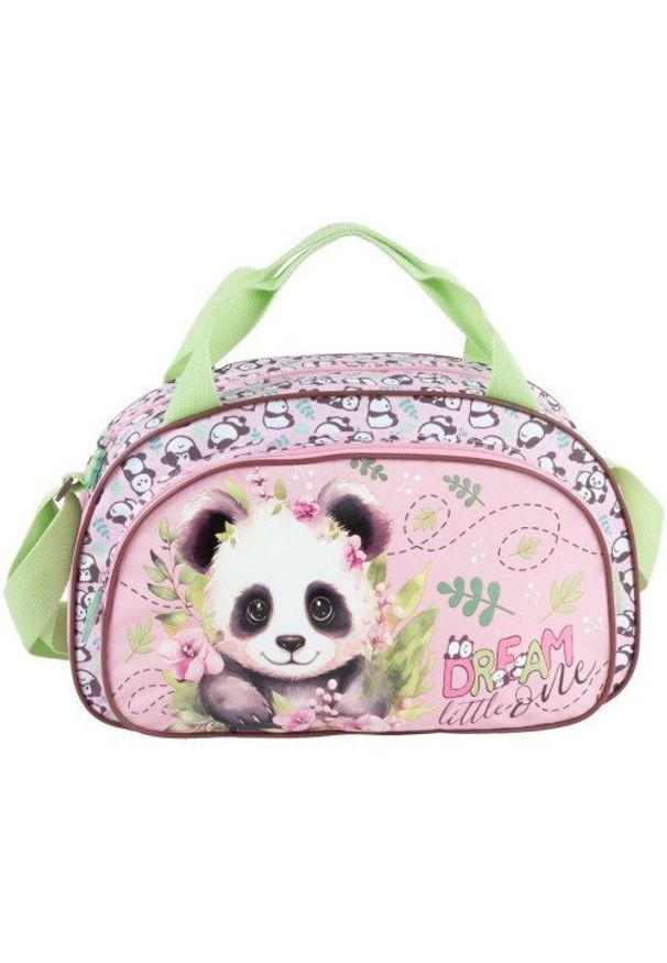 Derform - Torba na ramię na basen WF dla dziewczynki panda. Sport: pływanie