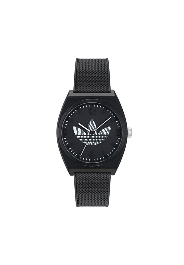 Adidas - adidas Zegarek Originals Project Two GRFX AOST23551 Czarny. Kolor: czarny