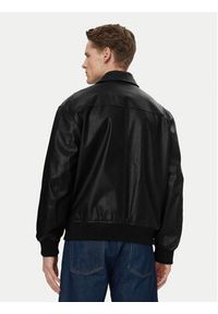 Calvin Klein Jeans Kurtka z imitacji skóry LV04RF403G Czarny Relaxed Fit. Kolor: czarny. Materiał: syntetyk #2