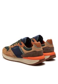 Pepe Jeans Sneakersy Buster Pro M PMS60027 Brązowy. Kolor: brązowy. Materiał: materiał #3