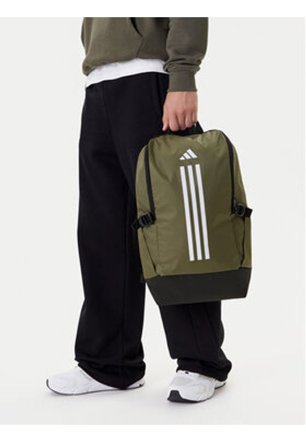 Adidas - adidas Plecak C-TR BP IZ1909 Khaki. Kolor: brązowy. Materiał: materiał