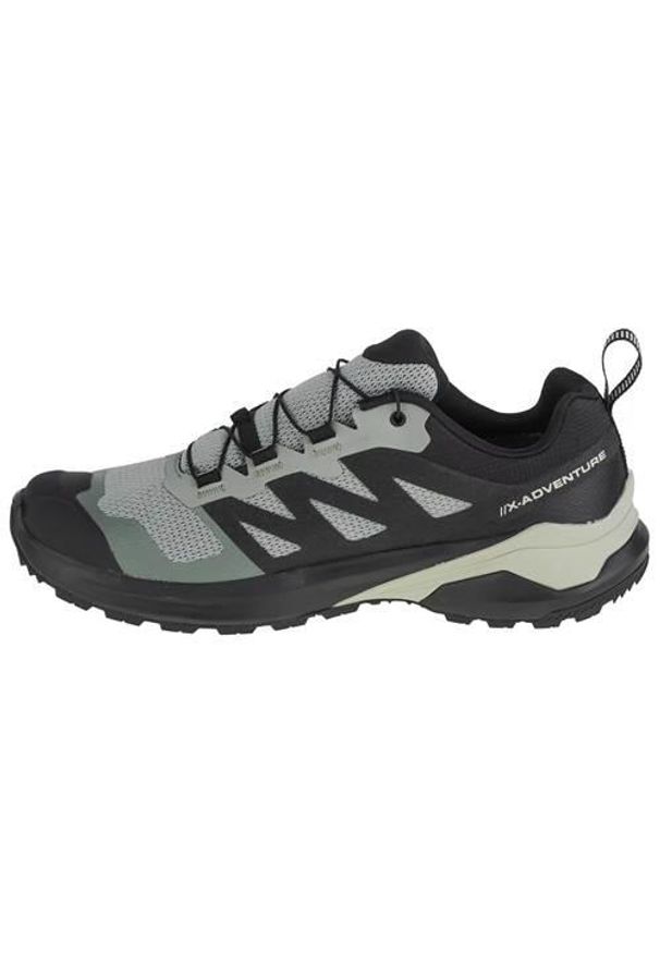 salomon - Buty trekkingowe męskie Salomon x-adventure gtx. Kolor: szary. Materiał: guma, syntetyk, tkanina, materiał. Szerokość cholewki: normalna. Sport: turystyka piesza