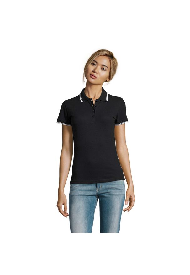 SOL'S - Koszulka Polo Treningowa Dla Kobiet. Typ kołnierza: polo. Kolor: niebieski