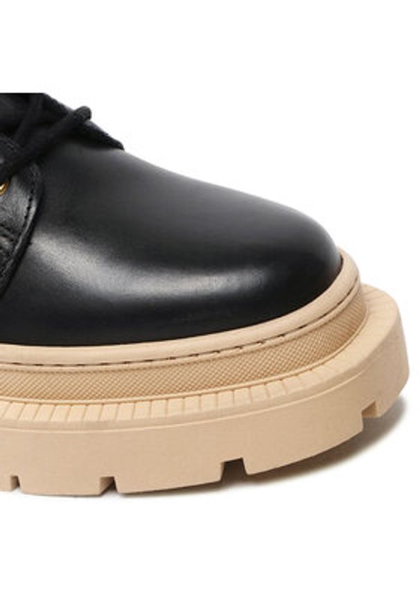 Gino Rossi Trapery 222FW105 Czarny. Kolor: czarny. Materiał: skóra