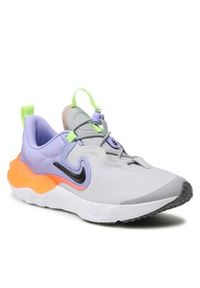 Nike Buty do biegania Run Flow (GS) DR0472 002 Szary. Kolor: szary. Materiał: materiał. Sport: bieganie