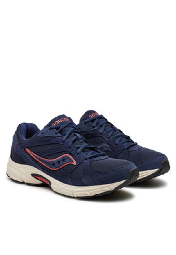 Saucony Sneakersy S70856 2 Granatowy. Kolor: niebieski. Materiał: skóra, zamsz