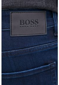 BOSS - Boss Jeansy Delaware męskie. Kolor: niebieski