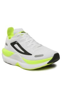 Sneakersy Fila Shocket Run FFM0079.13045 White/Safety Yellow. Kolor: biały. Materiał: materiał. Sport: bieganie