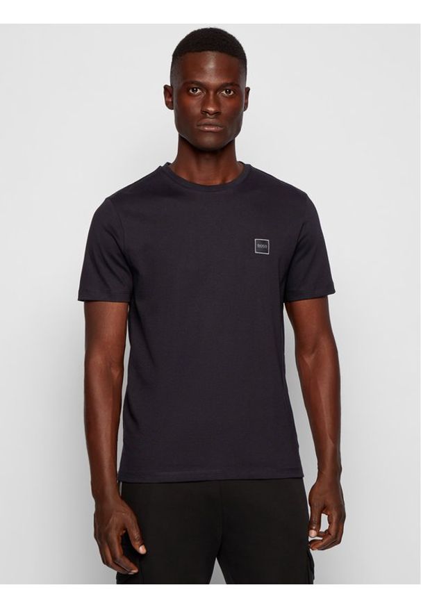 BOSS - Boss T-Shirt Tales 50389364 Czarny Regular Fit. Kolor: czarny. Materiał: bawełna