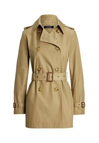 Lauren Ralph Lauren - LAUREN RALPH LAUREN Trencz 297967126002 Beżowy Regular Fit. Kolor: beżowy. Materiał: bawełna #5
