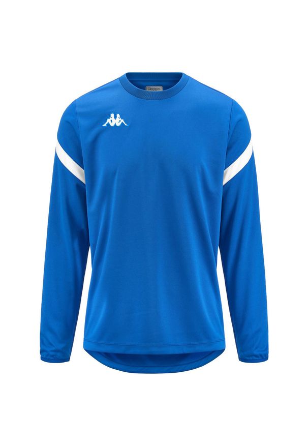 Bluza dziecięca z okrągłym dekoltem Kappa Dolvano. Kolor: niebieski, biały, wielokolorowy. Sport: piłka nożna