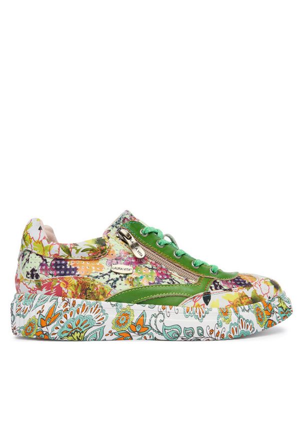 Laura Vita Sneakersy Soleno 23 Kolorowy. Materiał: skóra. Wzór: kolorowy