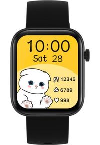 Smartwatch Rubicon RNCE97 Czarny (sr042b). Rodzaj zegarka: smartwatch. Kolor: czarny