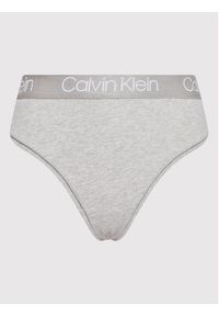 Calvin Klein Underwear Stringi 000QD3754E Szary. Kolor: szary. Materiał: bawełna #3