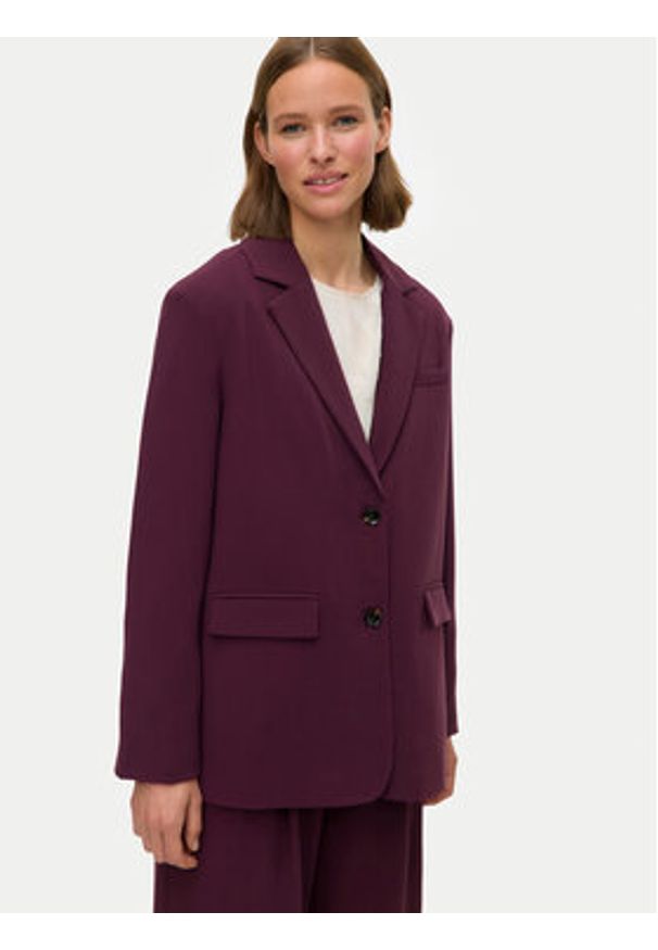 Vero Moda Marynarka Michell 10336375 Fioletowy Oversize. Kolor: fioletowy. Materiał: syntetyk