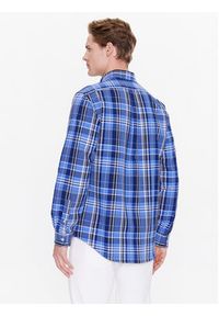 Polo Ralph Lauren Koszula 710897267004 Niebieski Custom Fit. Typ kołnierza: polo. Kolor: niebieski. Materiał: bawełna #5
