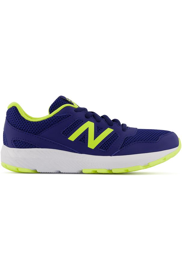 Buty New Balance YK570VL2 – granatowe. Okazja: na uczelnię, na co dzień. Kolor: niebieski. Materiał: syntetyk, guma, materiał. Szerokość cholewki: normalna. Sport: turystyka piesza