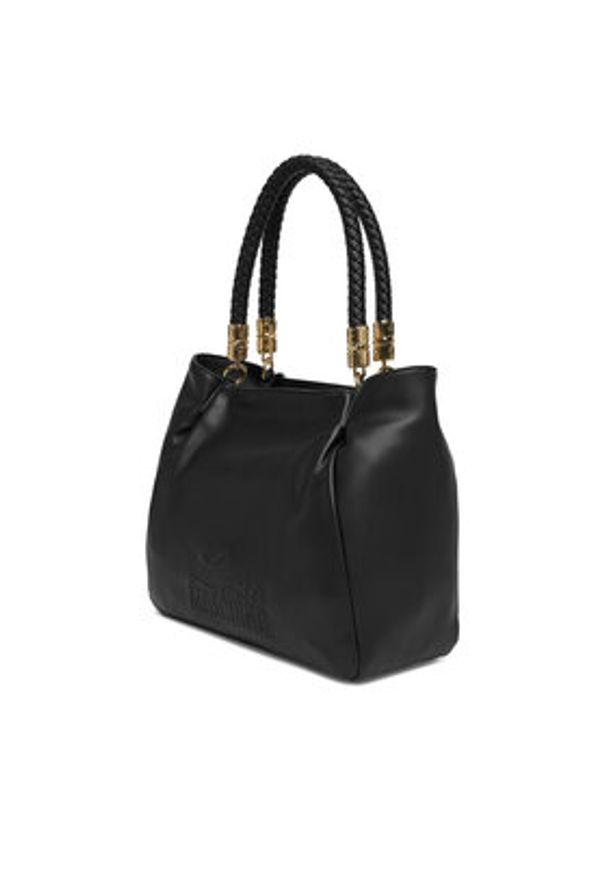 Love Moschino - LOVE MOSCHINO Torebka JC4225PP0OKA0000 Czarny. Kolor: czarny. Materiał: skórzane