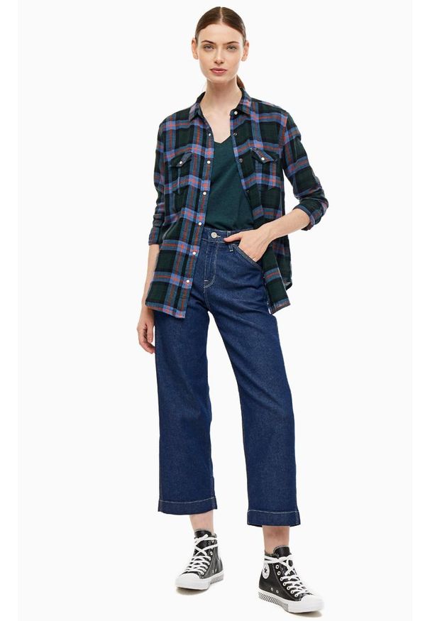 Lee - SPODNIE DAMSKIE LEE CARPENTER WIDE LEG RINSE L31HDJ36 112107131