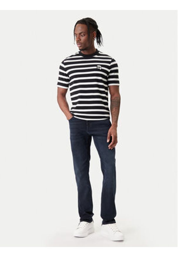 Karl Lagerfeld - KARL LAGERFELD Jeansy 265501 500844 Granatowy Slim Fit. Kolor: niebieski