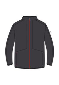 quechua - Bluza narciarska dla dzieci Quechua 500 zip. Kolor: szary. Materiał: elastan, materiał. Sezon: lato. Sport: narciarstwo