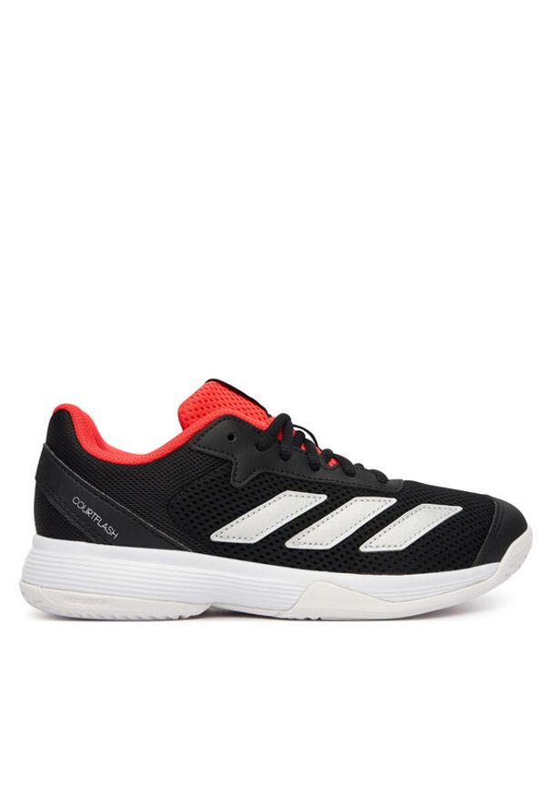 Adidas - adidas Buty do tenisa Courtflash JR4451 Czarny. Kolor: czarny. Materiał: materiał. Sport: tenis