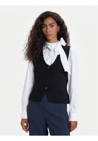 Vero Moda Kamizelka Brisa 10334682 Czarny Regular Fit. Kolor: czarny. Materiał: syntetyk