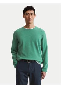 Marc O'Polo Sweter 526 5023 60080 Zielony Regular Fit. Typ kołnierza: polo. Kolor: zielony. Materiał: bawełna