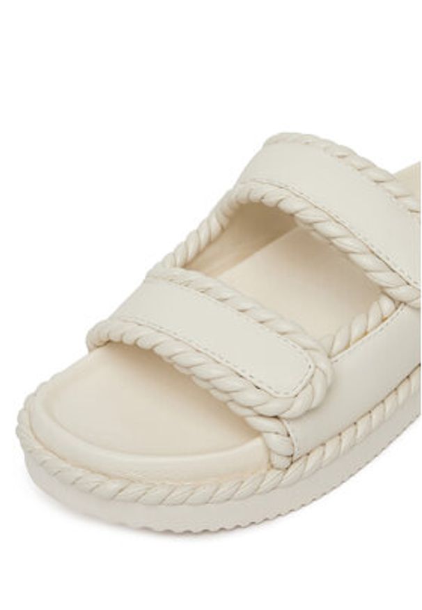 Badura Klapki BURDOCK-124AL0955 Biały. Kolor: biały. Materiał: skóra