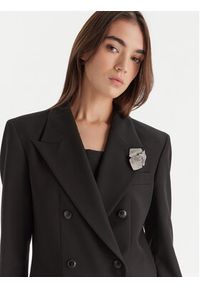 Hugo - HUGO Marynarka Amelora 50547694 Czarny Oversize. Kolor: czarny. Materiał: syntetyk #4