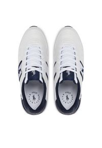 Polo Ralph Lauren Sneakersy RL00606100 J Biały. Kolor: biały. Materiał: skóra #4