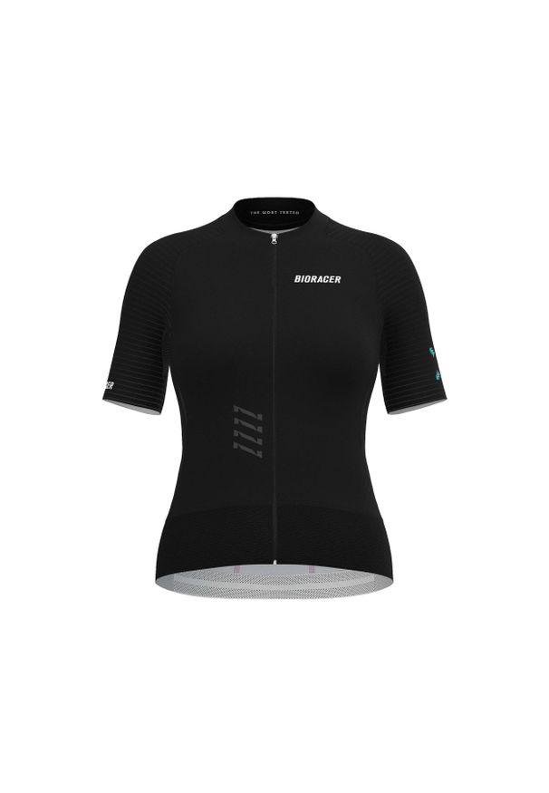BIORACER - Damski jersey Bioracer Epic. Kolor: czarny. Materiał: jersey. Sport: kolarstwo