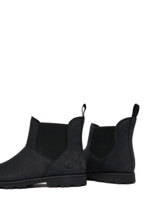 Timberland Sztyblety Asphalt Trail Chls TB0A27MD0151 Czarny. Kolor: czarny. Materiał: skóra, nubuk