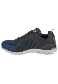 skechers - Buty treningowe męskie, Track - Ripkent. Kolor: niebieski